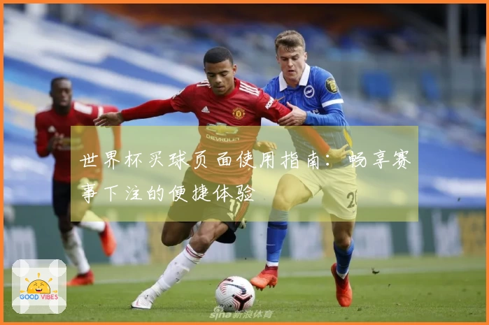 世界杯买球页面使用指南：畅享赛事下注的便捷体验